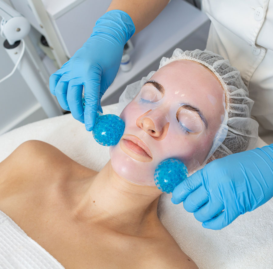 woman getting skinlux treatment